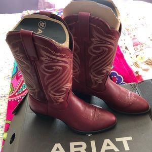 Ariat Red western boots